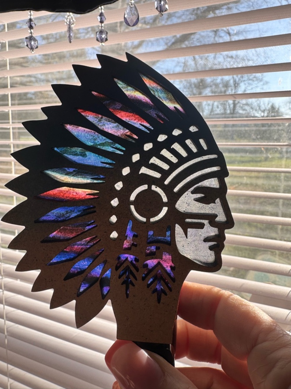 Hand crafted by me custom nightlight wood/acrylic made to order - Picture 13 of 15
